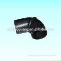 45 degree ASME B 16.9 long radius fittings elbow barbed air compressor parts rubber hose